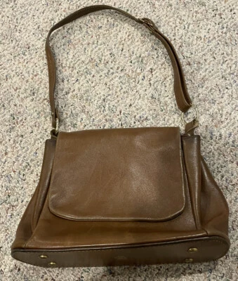 "Cartera bandolera Miss Tony Lama de cuero genuino, cremalleras y broches de presión, 8"" de alto/12"" en todo" Foto 1 de 4