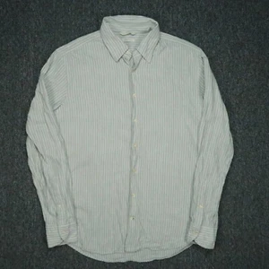 Suitsupply Shirt Mens Large 16.5 Gray Slim Fit Egyptian Cotton Long Sleeve - Picture 1 of 8