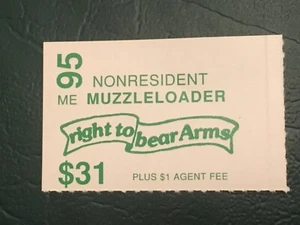 ICOLLECTZONE US Maine 1995 Muzzleloader Non-Resident Stamp VF NH - Picture 1 of 1