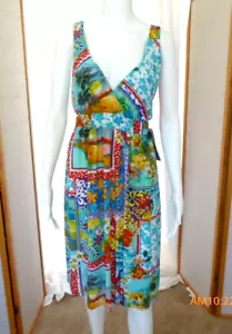 NWT JAMS WORLD EMPIRE WAIST "ISLAND MAGIC" RAYON SUN DRESS XL - Picture 1 of 12