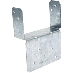 (40)- Simpson Strong-Tie Galv Acciaio Z-Max 18 Ga 4" X 4" Tappo Trave Palo Legno LPC4Z - Foto 1 di 1