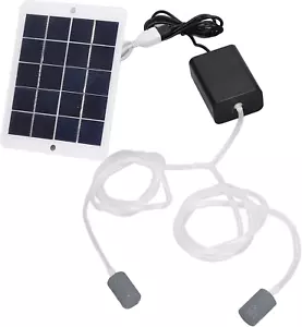 Solar Pond Aerator with Air Pump, Solar Water Air Pump Fish Tank Oxygenator Sola - Picture 1 of 12