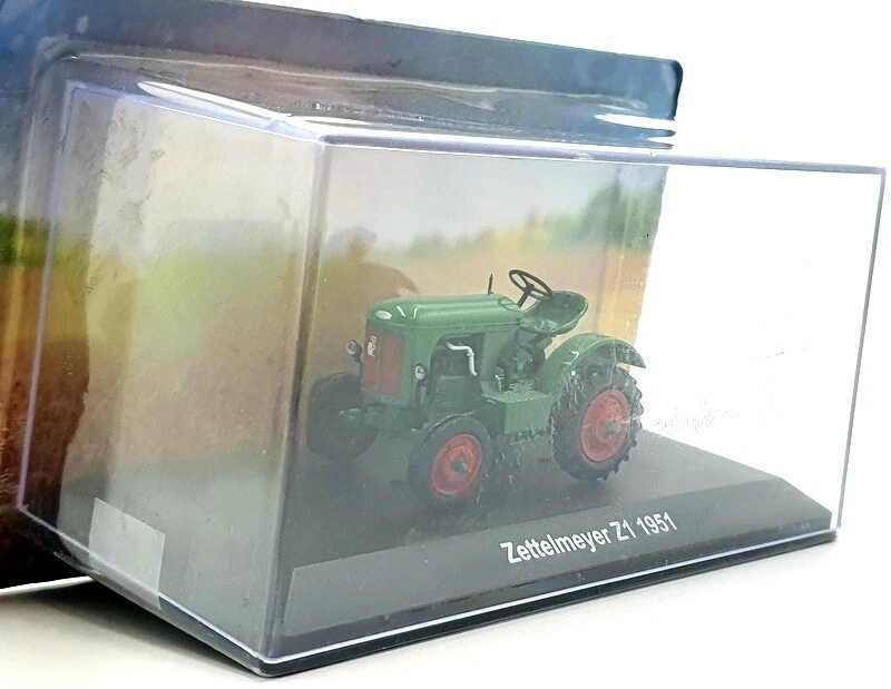 Hachette 1/43 Scale Model Tractor HL52 - 1951 Zettelmeyer Z1 - Green - Image 1 of 4