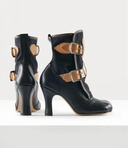 Vivienne Westwood Animal Toe Boots Heel Women's UK5 24cm Shoes USED Japan FS - Picture 1 of 6