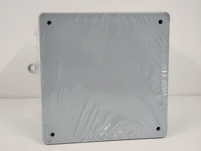 Nueva caja de conexiones de plástico PVC eléctrico resistente a la intemperie Cantex 5133710 6" x 4" Foto 1 de 4
