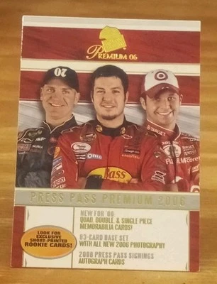 2006 Press Pass Premium Clinton Bowyer/Martin Truex Jr./Reed Sorenson - Image 1 of 3