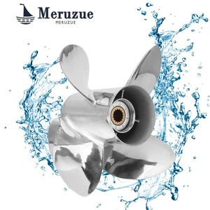 13 x 21 Stainless Boat Outboard Propeller Fit Yamaha F70 - F115Hp 15 Spline 21"P - Picture 1 of 7