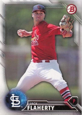 2016 Bowman Prospects #BP89 Jack Flaherty St. Louis Cardinals - Image 1 of 2
