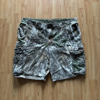 Pantalones Cortos Carga Camuflados George Realtree De Colección Años 90 Sueltos Piernas Anchas Talla 42! Foto 1 de 4