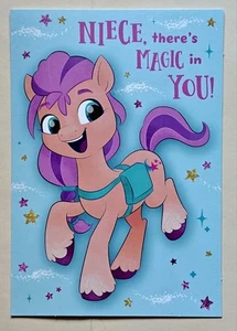 Happy Birthday, Niece! / My Little Pony Greeting Card/  (incl. Envelope 5×7") - Picture 1 of 4