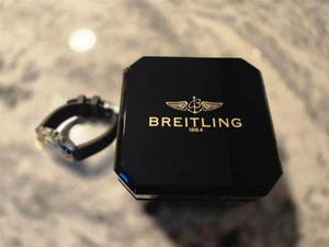 ℬ Breitling Watch Bakelite Blac Piano Collector Presentation Box Storage Display - Picture 1 of 8