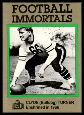 1985 FOOTBALL IMMORTALS BULLDOG TURNER CHICAGO BEARS #119 - Image 1 of 2