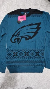 NFL Ugly Sweater Philadelphia Eagles Pullover Christmas Logo Xmas Mens SMALL S - Picture 1 of 5