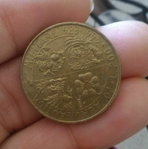 moneta 200 lire 70' anniversario aeronautica militare 1993 - Imagen 1 de 2