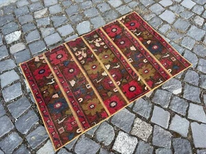 Patchwork rug, Area rug, Vintage rug, Turkish rug, Bohemian rug 2,0 x 3,0 ft - Picture 1 of 11