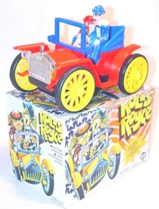 SK Hong Kong 1:18 LAUREL & HARDY Figure Set + ROLLS ROYCE Battery Operated MB`70 - Picture 1 of 12