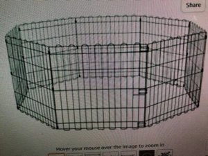 Foldable 8 pc. dog & pet play pen - Picture 1 of 1