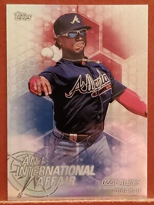 2018 Topps Update An International Affair Ozzie Albies BRAVES  - Image 1 of 2