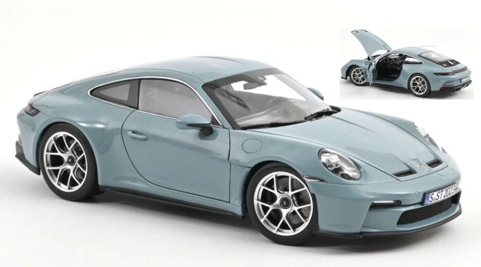 Porsche 911 (992) S/T 1/18 Blu Meissen - Norev 187470
