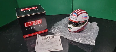 Mini Casco Don Prudhomme Serpiente Firmado Simpson 3" Ltd-Autografiado Foto 1 de 4
