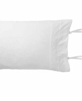 Pottery Barn pillow Sham KiNG white wedding Lace teen gift Disney Holiday , - Image 1 of 4