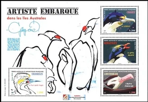 TAAF 2025 Fauna. Penguins - S/S MNH - Imagen 1 de 1