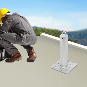 18" Commercial Roof Anchor Heavy Duty Standing Roof Anchor 5000lb Break w/Screws - Picture 1 of 16