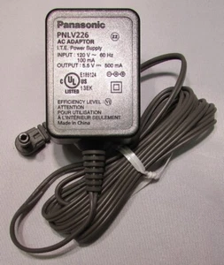 PANASONICGENUINE PNLV226 5.5V 500MAH AC ADAPTER FOR PHONES - NEW - Picture 1 of 1