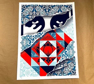 ๐น Shepard Fairey Modular Add Fuel Signed Art Print OBEY GIANT #/500 Deco Flower - Picture 1 of 10