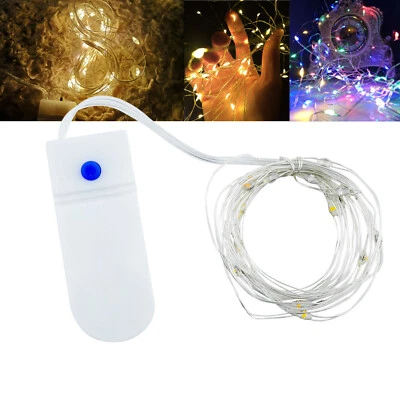 3 Mode 1M 2M 3M LED String Fairy Light Copper Wire Battery Power DIY Party Decor - Image 1 of 4