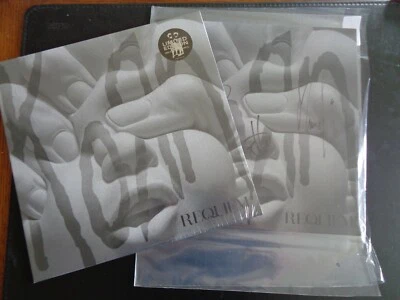 KORN REQUIEM MILKY CLEAR VINYL LP WITH LIMITED UK EXCLUSIVE 12" SIGNED ART CARD - Image 1 of 4
