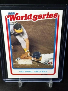 1989 Fleer 1988 World Series Insert card #7 of 12 - Picture 1 of 2