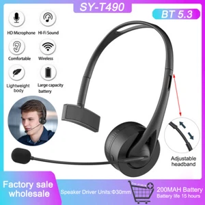 Auriculares inalámbricos Bluetooth con cancelación de ruido para camionero conductor de camión - Imagen 1 de 26