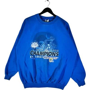 Vintage St. Louis Rams Super Bowl Champions Crewneck 2000 - Picture 1 of 8