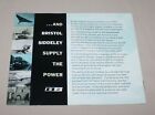 Bristol Siddeley Engines Brochure TJ104 July 1960 Orpheus Proteus Viper and More