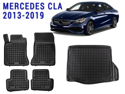 REZAWPLAST Car Mats & Trunk Mat for 2013-2019 Mercedes Benz CLA C117 Tailored - Image 1 of 4