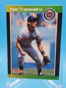1989 Alan Trammell Donruss #180 ERROR CARD No Dot After INC VERY RARE - Picture 1 of 3