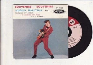 CD EP - JOHNNY HALLYDAY - SOUVENIRS SOUVENIRS - VOGUE 7755 - FRANZÖSISCH - Bild 1 von 1