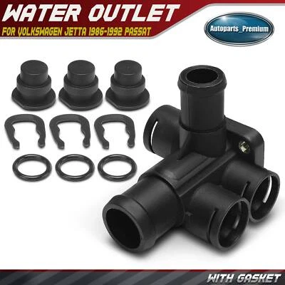 Engine Coolant Outlet Flange for Volkswagen Jetta 1986-1992 Passat Golf Corrado - Image 1 of 4