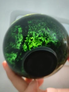 RARO TAZÓN DE JADE VERDE CHINO - Imagen 1 de 5