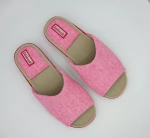Ladies Scuff Slipper - DeValverde 9197 PIP - Pink Grey Tan - Picture 1 of 10