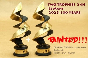 X 2 TROPHY 24H Le Mans 2023 Winner 100 years Ferrari 1:18 TWO TROPHIES - Picture 1 of 6
