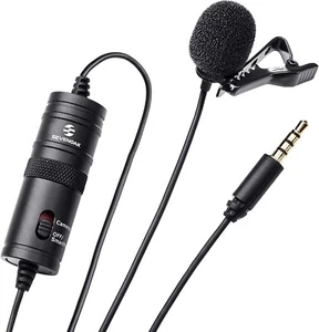 Boya BY-M1 Clip-On Microphone for DSLR Camera/Smartphone/Camcorder/Audio Recorde - Picture 1 of 7