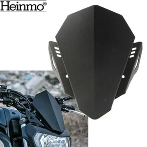 Für Yamaha MT-07 FZ-07 2018-2020 Motorrad Windschutzscheibe Windschilder Schwarz - Picture 1 of 6