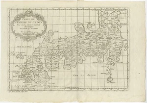 Mapa antiguo detallado de Japón - Imagen 1 de 1