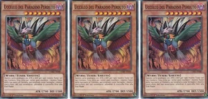 CARTA YU GI OH - 3 X UCCELLO DEL PARADISO PERDUTO - CORE-IT040 - 1a ed - Foto 1 di 1