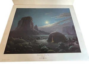 Mutter Erde Vater Himmel Dalhart Windberg signiert Limited Edition 28x22 Druck - Bild 1 von 14