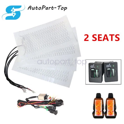Assento aquecido 2 lugares, aquecedor de assento universal para Toyota 4Runner Tacoma Tundra Prius - Imagem 1 de 4