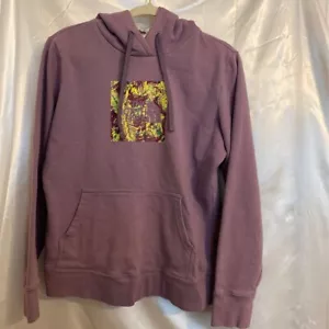 The North Face Damen-Hoodie lila gelb langärmeliger Pullover L - Bild 1 von 7