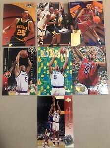 Juwan Howard 🏀 Washington Bullets Basketball Cards 🏀 7 Card Lot 🏀 0331